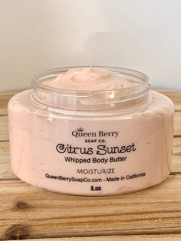 Whipped Body Butter - Citrus Sunset - Loving Spell- Shea Butter - Hand & Body Cream - Paraben Free and Cruelty Free