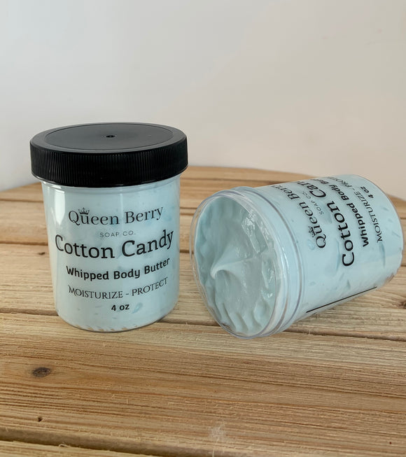 Cotton Candy - Whipped Body Butter - Body Cream -  Paraben and Cruelty Free - Hand Lotion