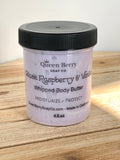 Whipped Body Butter - Raspberry and Vanilla - Hand & Body Cream - Paraben Free, Cruelty Free