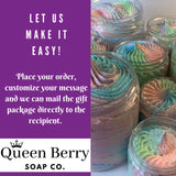 Whipped Sugar Scrub Soap- Your Majesty - Paraben and Cruelty Free - Exfoliate and Cleanse