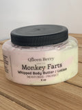 Monkey Farts - Whipped Body Butter / Body Lotion - Hand Cream - Paraben and Cruelty Free