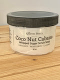 CoCoa Nut Cabana - Whipped Sugar Scrub Soap - Paraben and Cruelty Free  - No Colorants - Exfoliate | Cleanse